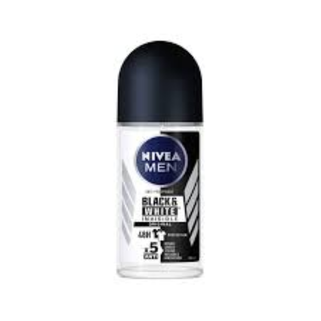 NIVEA ROLL ON(MEN INVIS BLACK & WHITE ORIG) 50ML